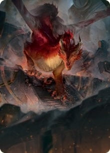 Image for Red Dragon Art Card (81) [Adventures in the Forgotten Realms] - Magic: The Gathering