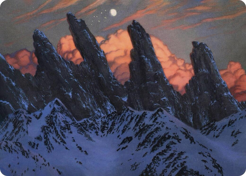 Image for Mountain (59/81) Art Card (59) [Adventures in the Forgotten Realms] - Magic: The Gathering