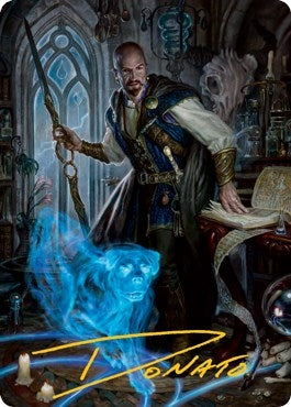 Image for Mordenkainen Art Card (Gold-Stamped Signature) (75) [Adventures in the Forgotten Realms] - Magic: The Gathering
