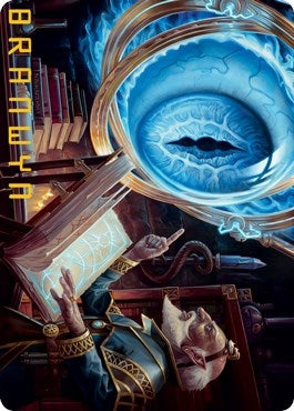 Image for Contact Other Plane Art Card (Gold-Stamped Signature) (37) [Adventures in the Forgotten Realms] - Magic: The Gathering