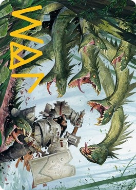 Lair of the Hydra Art Card (Gold-Stamped Signature) (67) [Art Series: Adventures in the Forgotten Realms]