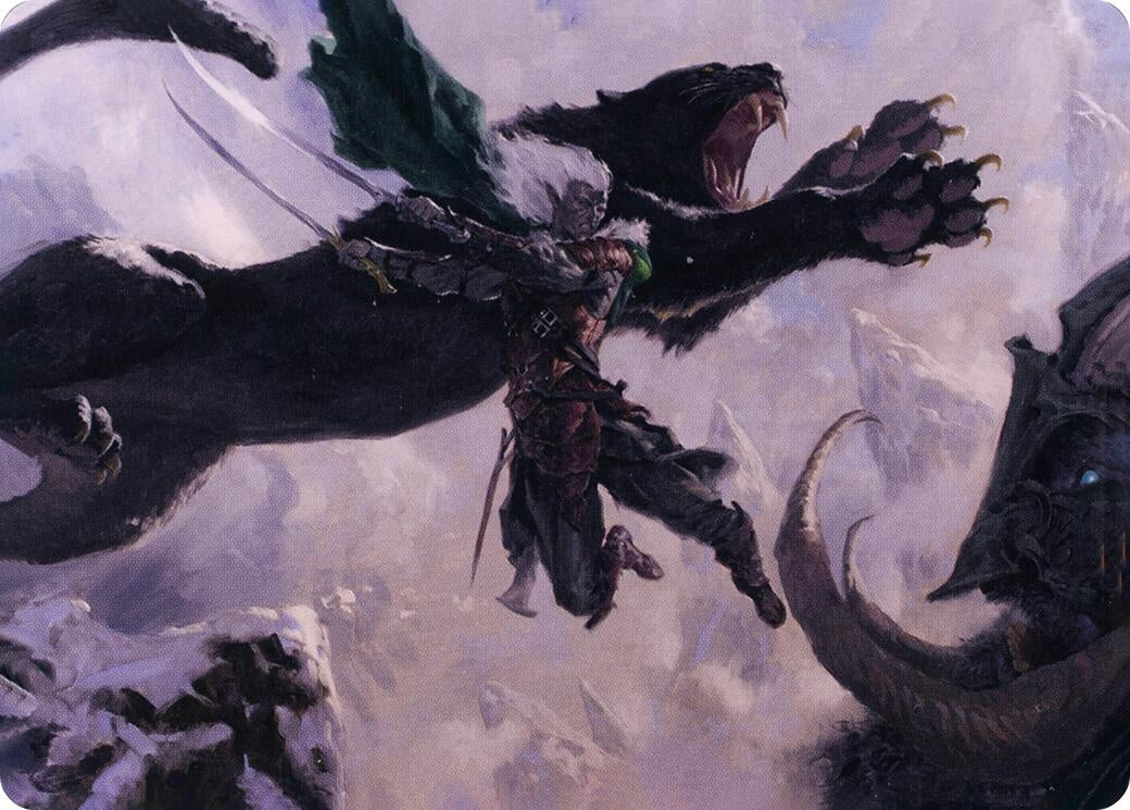 Image for Drizzt Do'Urden Art Card (52) [Adventures in the Forgotten Realms] - Magic: The Gathering