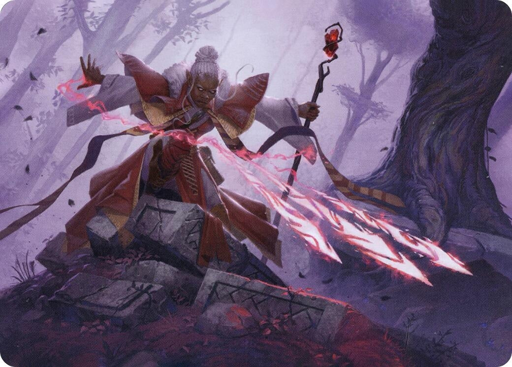 Image for Magic Missile Art Card (48) [Adventures in the Forgotten Realms] - Magic: The Gathering