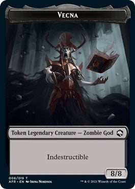 Image for Vecna Token (8) [Adventures in the Forgotten Realms] - Magic: The Gathering