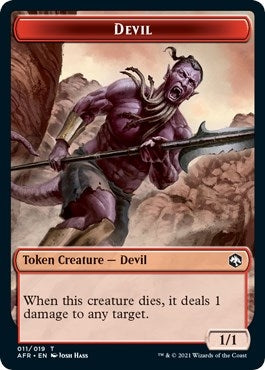 Image for Devil Token (11) [Adventures in the Forgotten Realms] - Magic: The Gathering