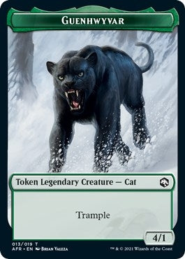 Image for Guenhwyvar Token (13) [Adventures in the Forgotten Realms] - Magic: The Gathering