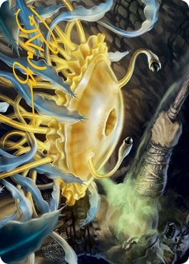 Image for Flumph Art Card (Gold-Stamped Signature) (12) [Adventures in the Forgotten Realms] - Magic: The Gathering