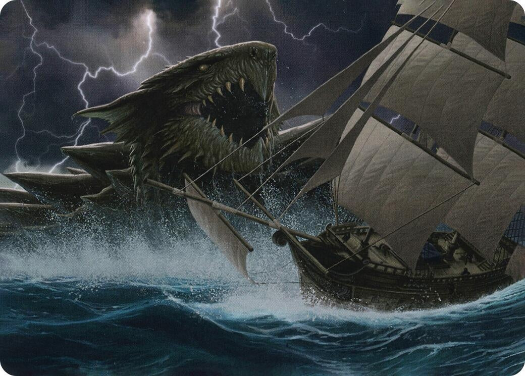 Image for Dragon Turtle Art Card (10) [Adventures in the Forgotten Realms] - Magic: The Gathering