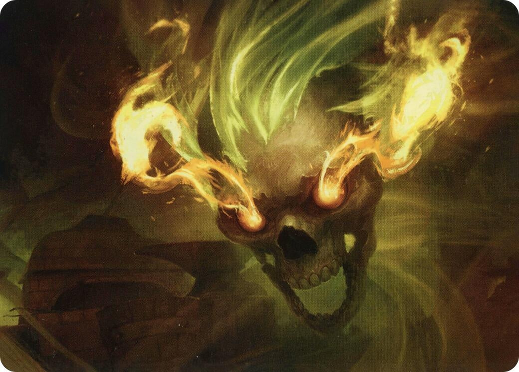 Image for Flameskull Art Card (14) [Adventures in the Forgotten Realms] - Magic: The Gathering