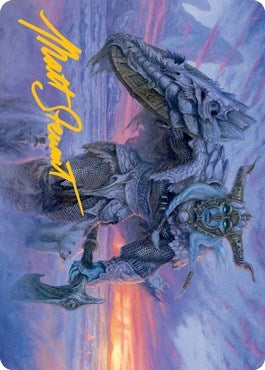 Image for Frost Giant Art Card (Gold-Stamped Signature) (5) [Adventures in the Forgotten Realms] - Magic: The Gathering