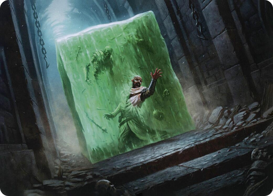 Image for Gelatinous Cube Art Card (7) [Adventures in the Forgotten Realms] - Magic: The Gathering