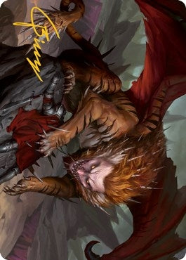 Image for Manticore Art Card (Gold-Stamped Signature) (6) [Adventures in the Forgotten Realms] - Magic: The Gathering