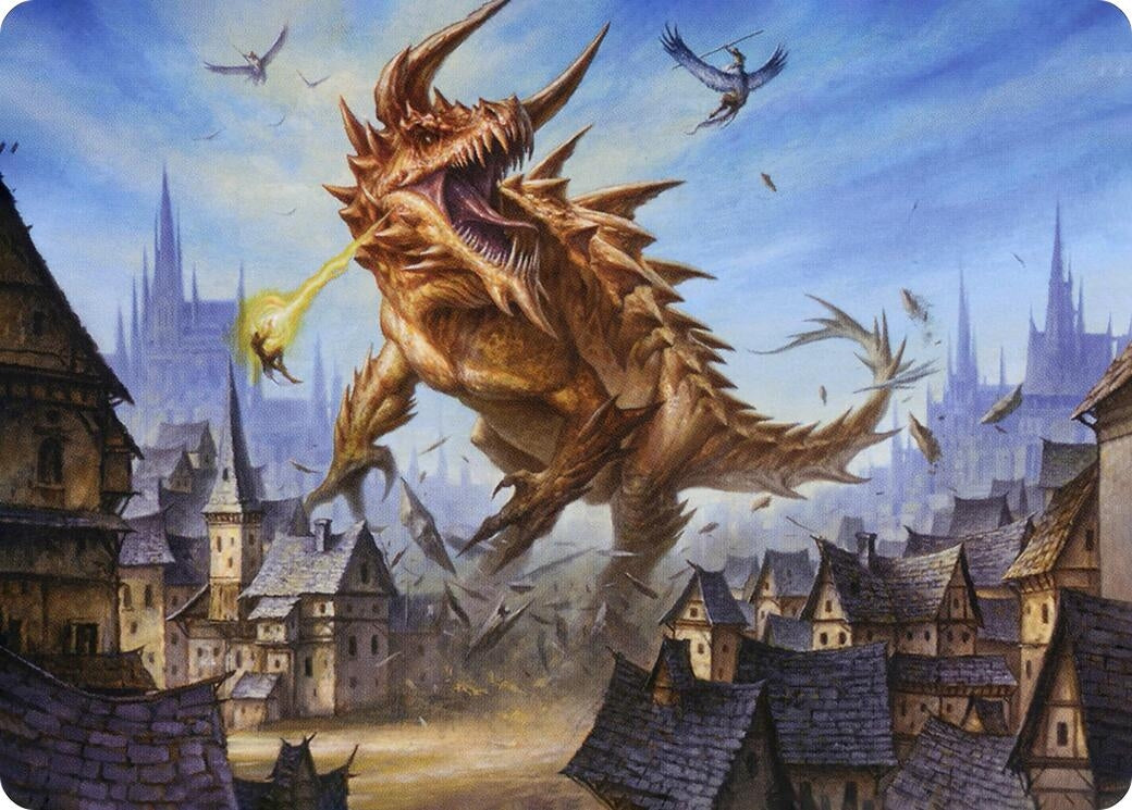 Image for Tarrasque Art Card (19) [Adventures in the Forgotten Realms] - Magic: The Gathering