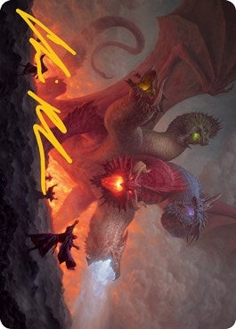 Image for Tiamat Art Card (Gold-Stamped Signature) (26) [Adventures in the Forgotten Realms] - Magic: The Gathering