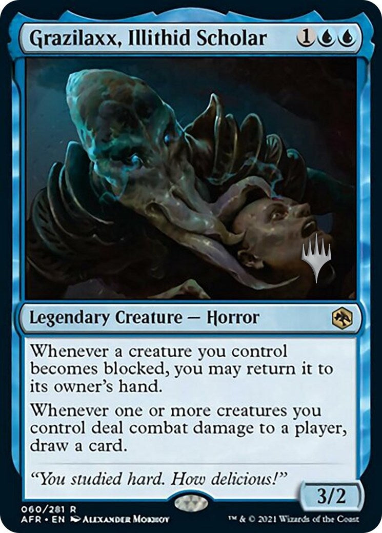 Image for Grazilaxx, Illithid Scholar (60) [Adventures in the Forgotten Realms] - Magic: The Gathering
