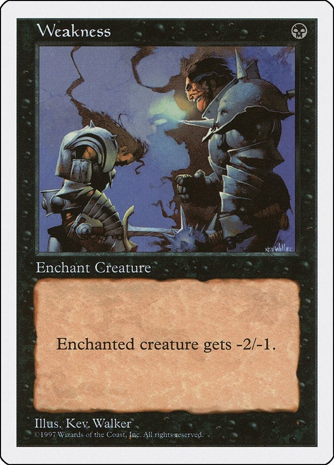 Image for Weakness [Fifth Edition] - Magic: The Gathering