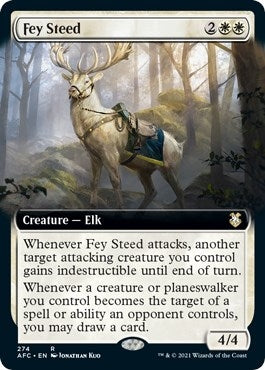 Image for Fey Steed (Extended Art) (274) [Adventures in the Forgotten Realms] - Magic: The Gathering