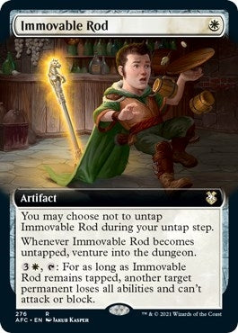 Image for Immovable Rod (Extended Art) (276) [Adventures in the Forgotten Realms] - Magic: The Gathering