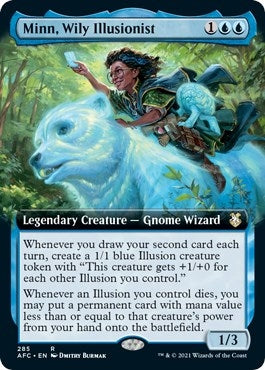 Image for Minn, Wily Illusionist (Extended Art) (285) [Adventures in the Forgotten Realms] - Magic: The Gathering