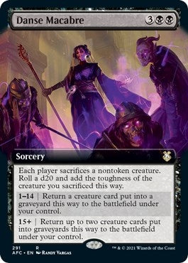 Image for Danse Macabre (Extended Art) (291) [Adventures in the Forgotten Realms] - Magic: The Gathering