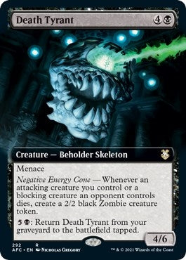 Image for Death Tyrant (Extended Art) (292) [Adventures in the Forgotten Realms] - Magic: The Gathering
