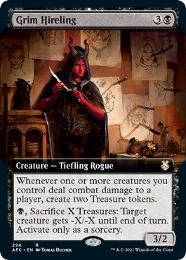 Image for Grim Hireling (Extended Art) (294) [Adventures in the Forgotten Realms] - Magic: The Gathering