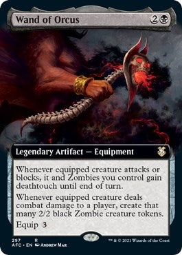 Image for Wand of Orcus (Extended Art) (297) [Adventures in the Forgotten Realms] - Magic: The Gathering
