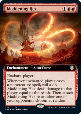 Image for Maddening Hex (Extended Art) (301) [Adventures in the Forgotten Realms] - Magic: The Gathering