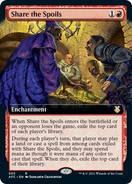 Image for Share the Spoils (Extended Art) (303) [Adventures in the Forgotten Realms] - Magic: The Gathering
