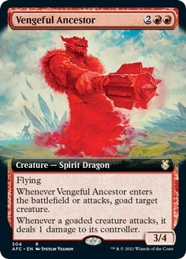 Image for Vengeful Ancestor (Extended Art) (304) [Adventures in the Forgotten Realms] - Magic: The Gathering
