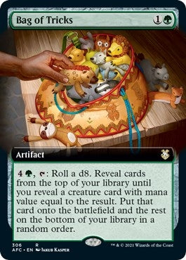 Image for Bag of Tricks (Extended Art) (306) [Adventures in the Forgotten Realms] - Magic: The Gathering