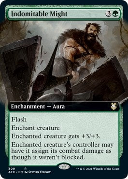 Image for Indomitable Might (Extended Art) (309) [Adventures in the Forgotten Realms] - Magic: The Gathering