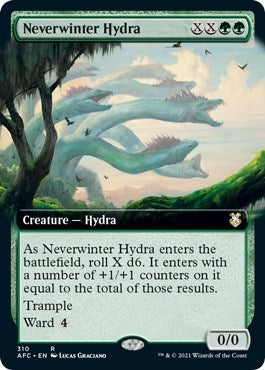 Image for Neverwinter Hydra (Extended Art) (310) [Adventures in the Forgotten Realms] - Magic: The Gathering