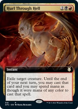 Image for Hurl Through Hell (Extended Art) (318) [Adventures in the Forgotten Realms] - Magic: The Gathering