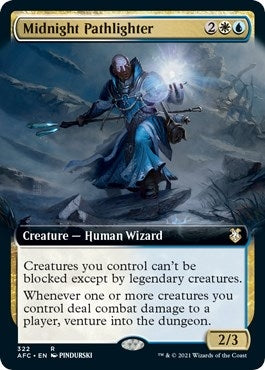 Image for Midnight Pathlighter (Extended Art) (322) [Adventures in the Forgotten Realms] - Magic: The Gathering