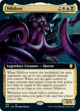 Image for Nihiloor (Extended Art) (323) [Adventures in the Forgotten Realms] - Magic: The Gathering