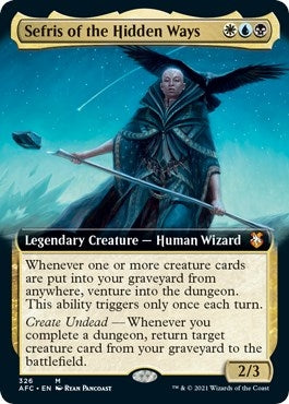 Image for Sefris of the Hidden Ways (Extended Art) (326) [Adventures in the Forgotten Realms] - Magic: The Gathering