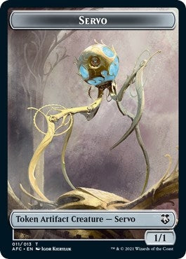 Image for Servo // Zombie Double-Sided Token (11 // 9) [Adventures in the Forgotten Realms] - Magic: The Gathering