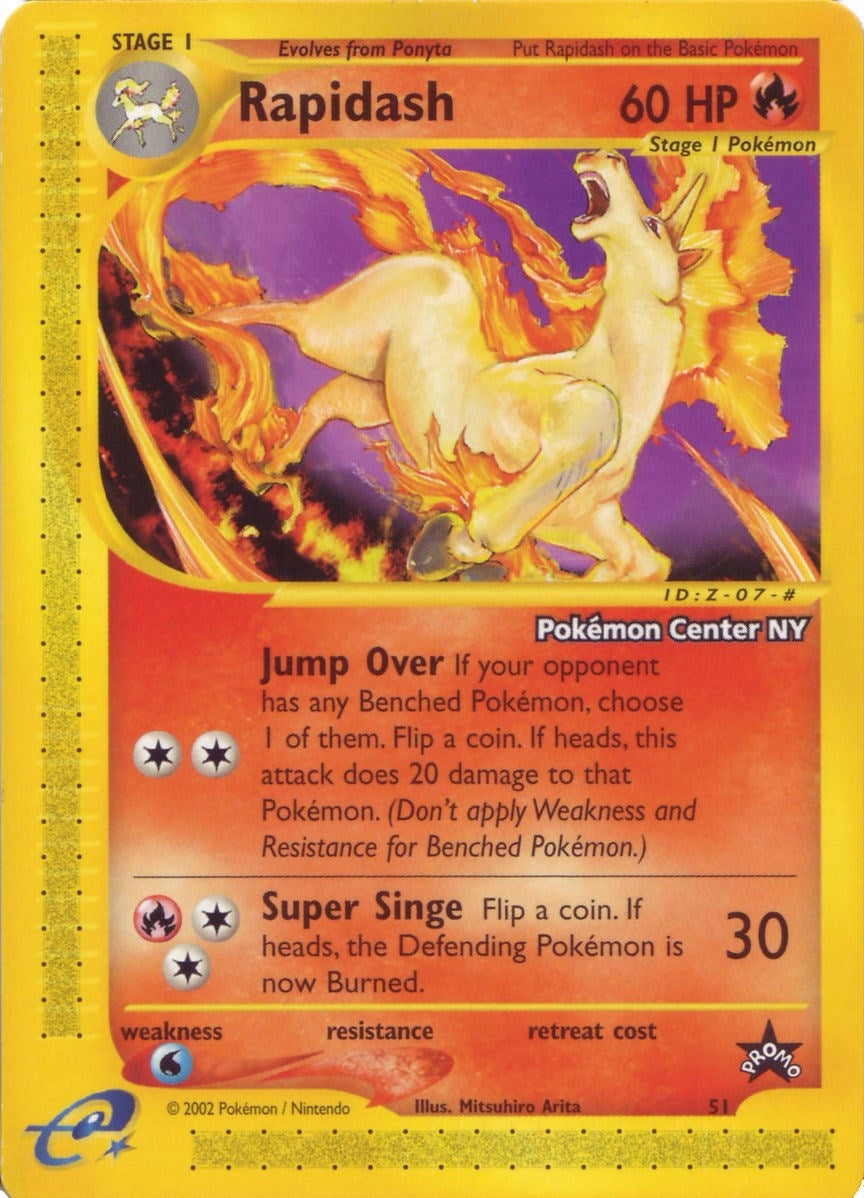 Image for Rapidash [Pokemon Center NY] (51/53) [WoTC Promo] - Pokemon