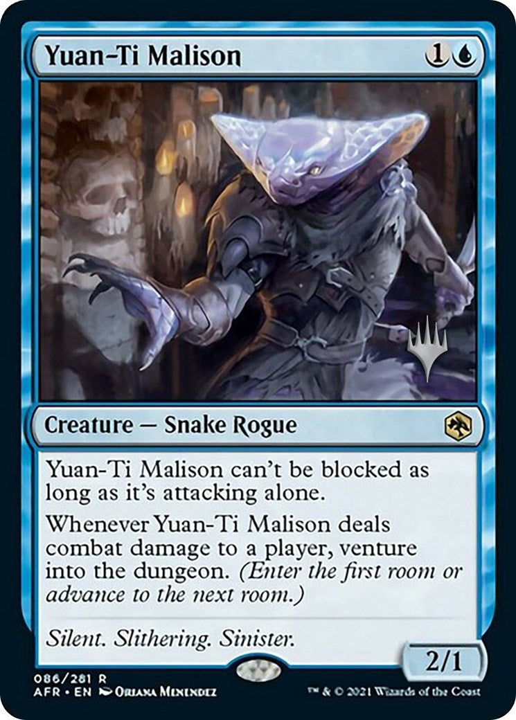 Image for Yuan-Ti Malison (86) [Adventures in the Forgotten Realms] - Magic: The Gathering