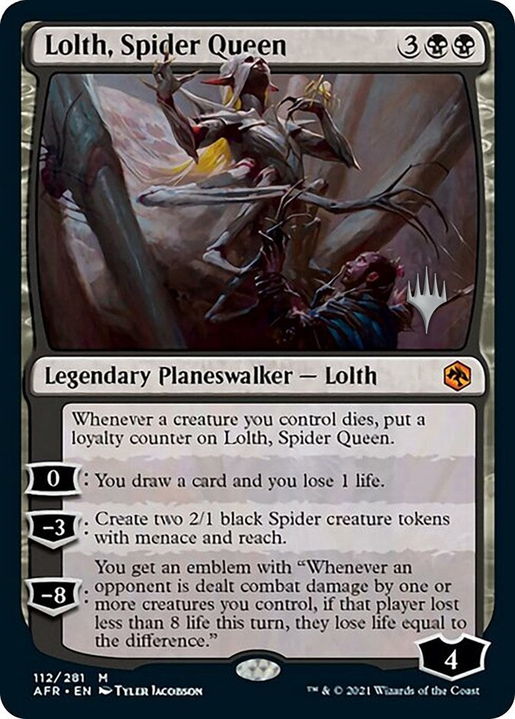 Image for Lolth, Spider Queen (112) [Adventures in the Forgotten Realms] - Magic: The Gathering