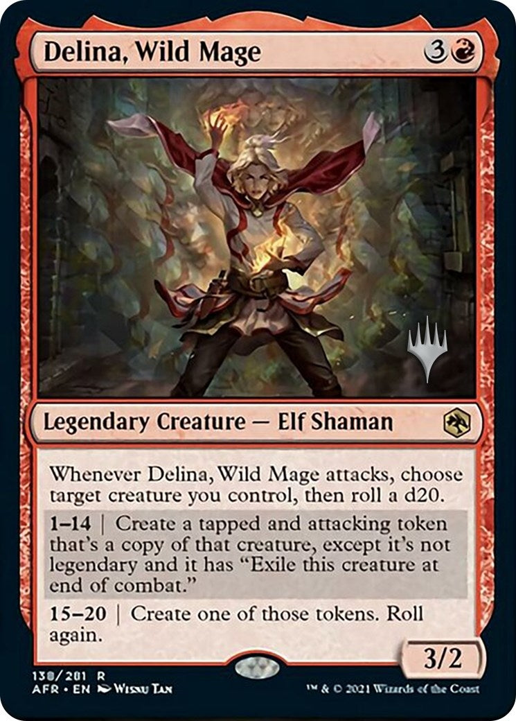 Image for Delina, Wild Mage (138) [Adventures in the Forgotten Realms] - Magic: The Gathering
