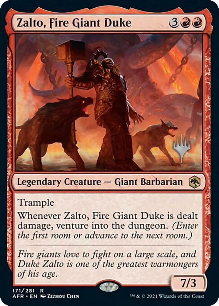 Image for Zalto, Fire Giant Duke (171) [Adventures in the Forgotten Realms] - Magic: The Gathering