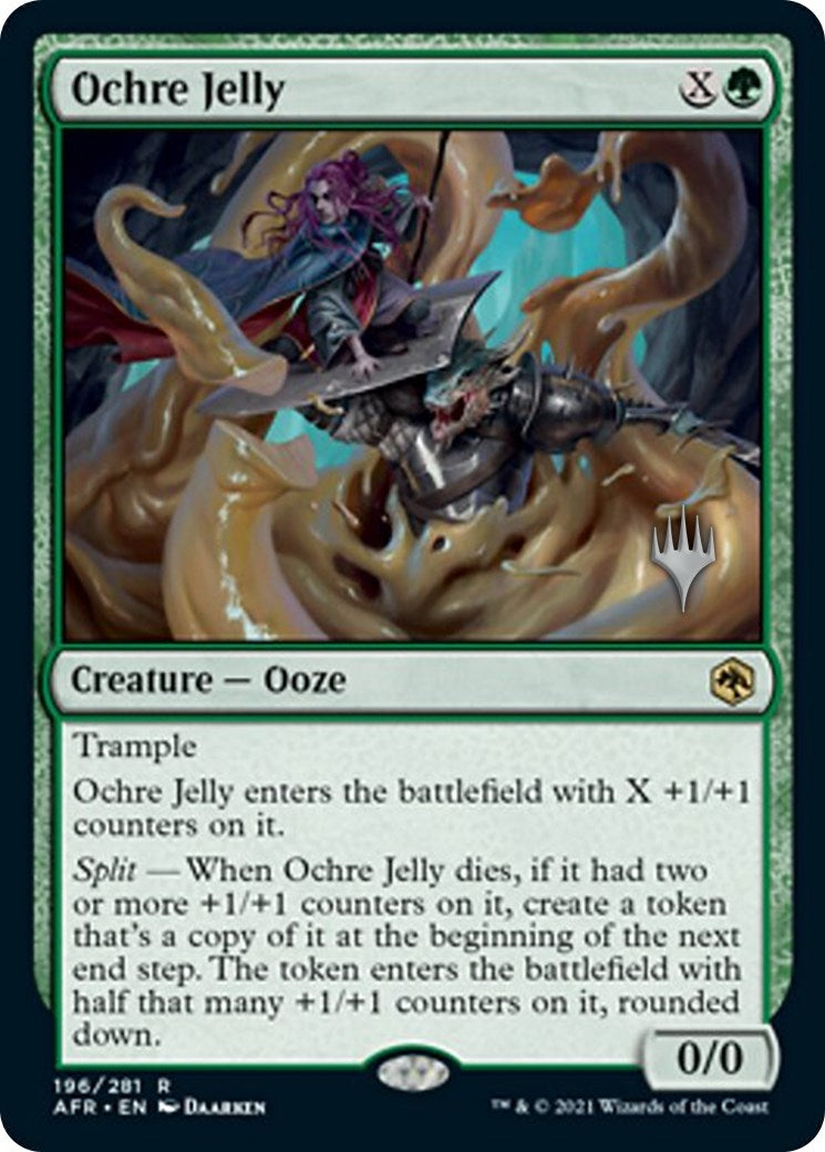 Image for Ochre Jelly (196) [Adventures in the Forgotten Realms] - Magic: The Gathering