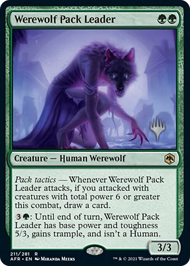 Image for Werewolf Pack Leader (211) [Adventures in the Forgotten Realms] - Magic: The Gathering