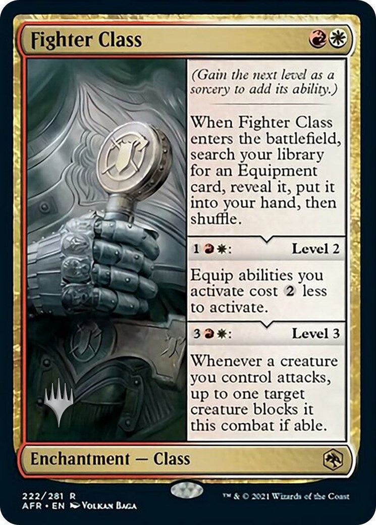 Image for Fighter Class (222) [Adventures in the Forgotten Realms] - Magic: The Gathering