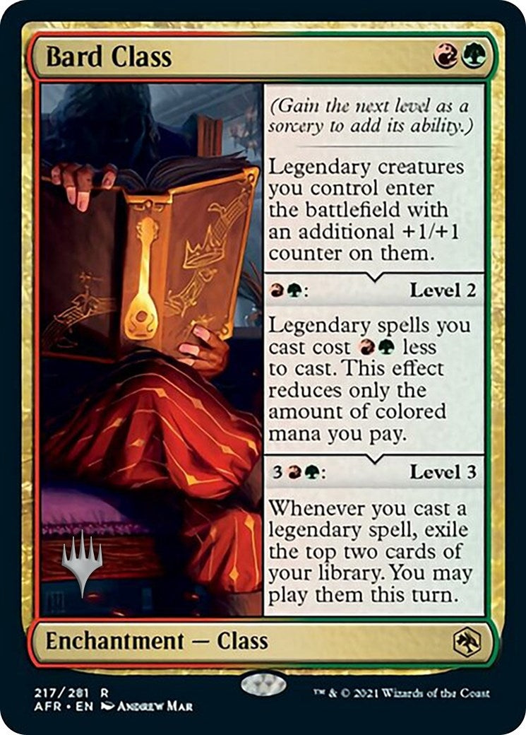 Image for Bard Class (217) [Adventures in the Forgotten Realms] - Magic: The Gathering