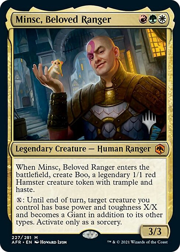 Image for Minsc, Beloved Ranger (227) [Adventures in the Forgotten Realms] - Magic: The Gathering