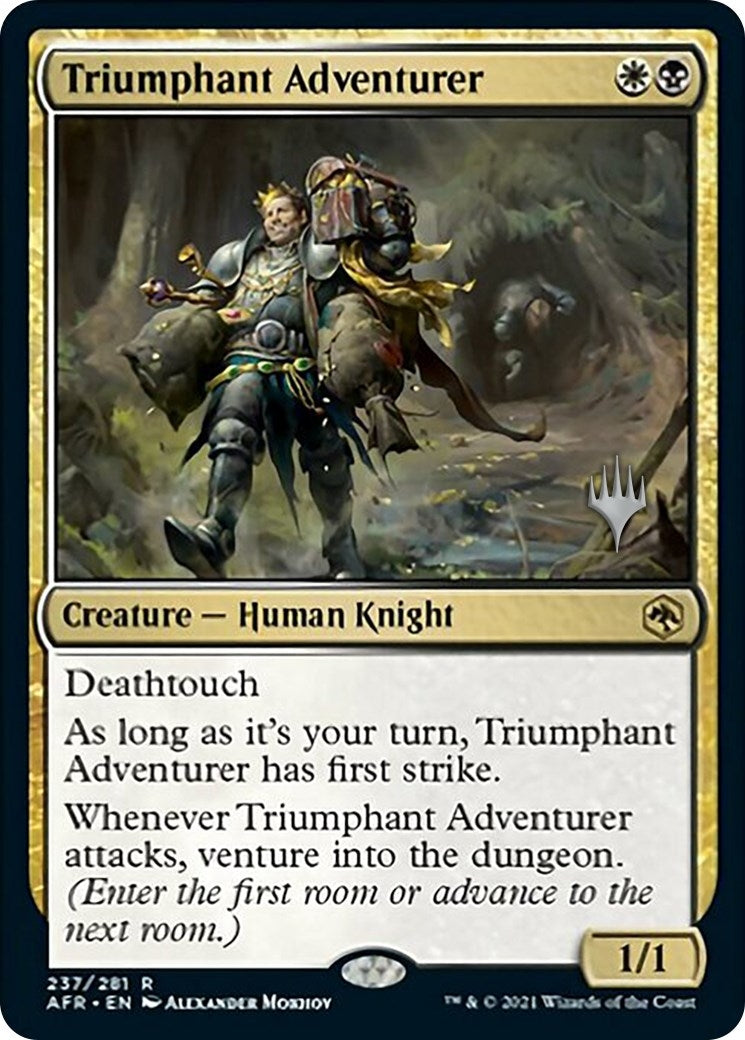 Image for Triumphant Adventurer (237) [Adventures in the Forgotten Realms] - Magic: The Gathering