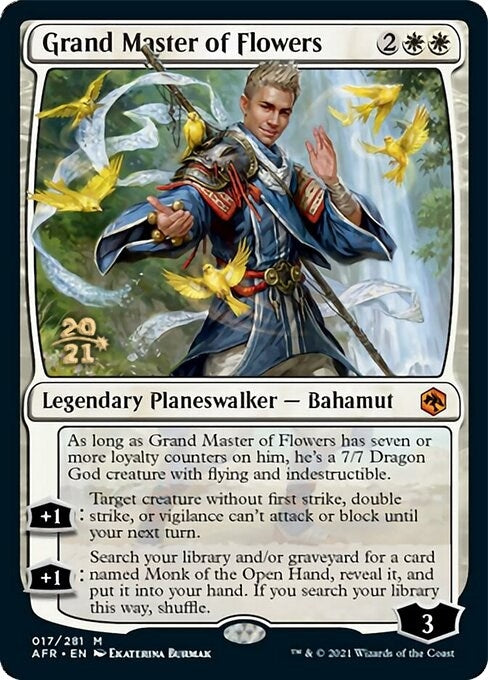 Image for Grand Master of Flowers (17) [Prerelease Cards] - Magic: The Gathering